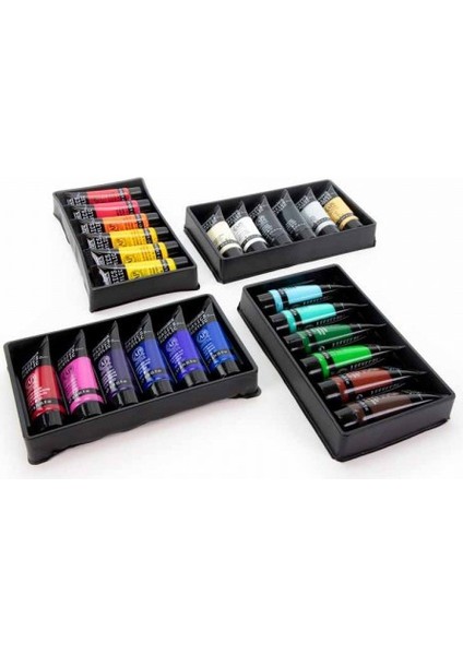 Basics Akrilik Boya Seti 24 Renk x 22 ml Tüp modelleri