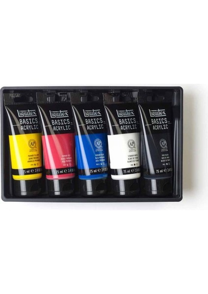 Basics Akrilik Boya Seti 5 Renk x 75 ml Tüp modelleri