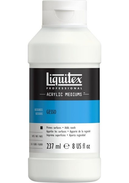 Professional Akrilik Beyaz Zemin Astarı Gesso 237 ml