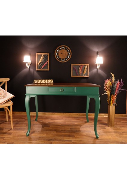 120 cm Tek Çekmeceli Masif Çalışma Masası