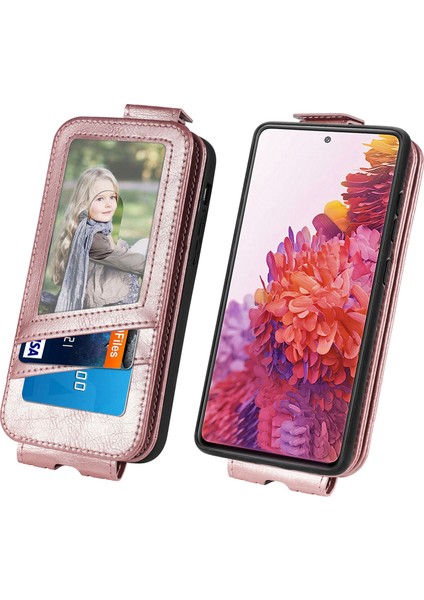 Galaxy S20 Fe 5g / S20 Lite 4g Için Fermuarlı Cüzdan Tasarımlı Pu + Tpu Telefon Kılıfı - Pembe (Yurt Dışından) fiyatları