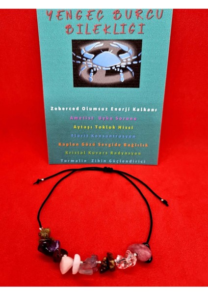 Yengeç Burcu Bileklik Doğal Taş