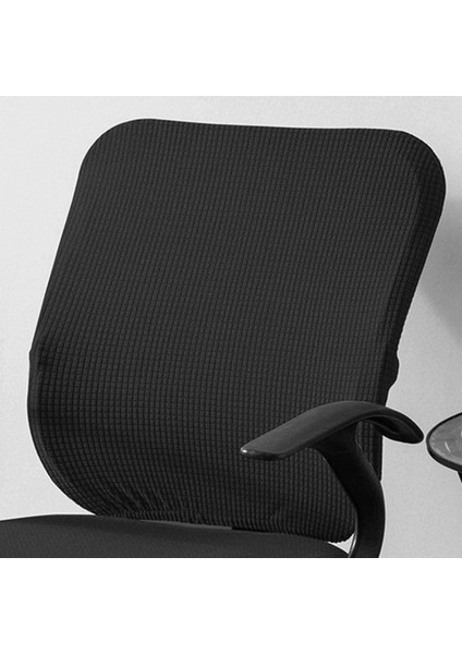 Sandalye Koltuk Slipcover Spandex Bölünmüş Vücut Elastik Yemek Odası Siyah Için Yıkanabilir (Yurt Dışından)