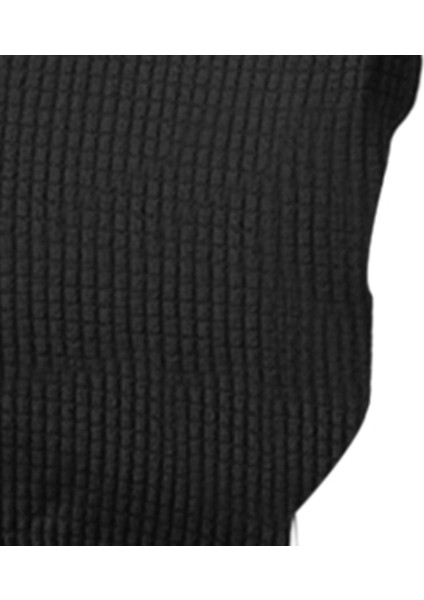 Sandalye Koltuk Slipcover Spandex Bölünmüş Vücut Elastik Yemek Odası Siyah Için Yıkanabilir (Yurt Dışından)