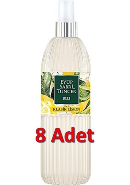 Klasik Limon 150 ml Sprey Kolonya x 8