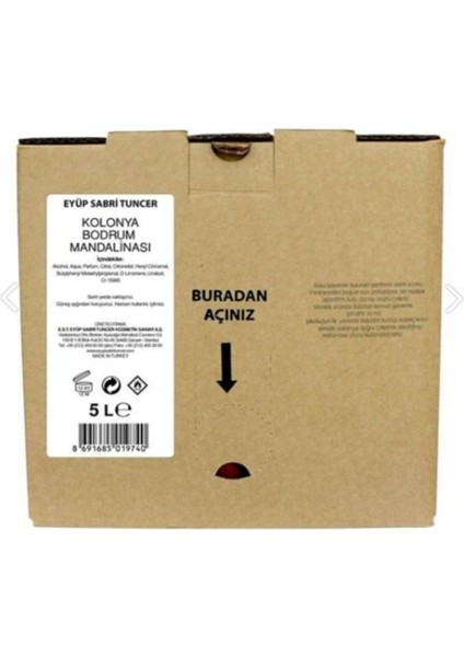 Klasik Limon Kolonyası 5 lt (Dökme )