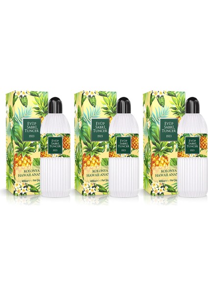 Hawaii Ananas Kolonya 400 ml x 3