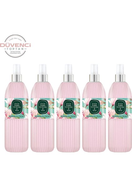 Manolya Çiçeği Kolonyası Silindir Pet Sprey Şişe 150 ml x 5 fiyatları