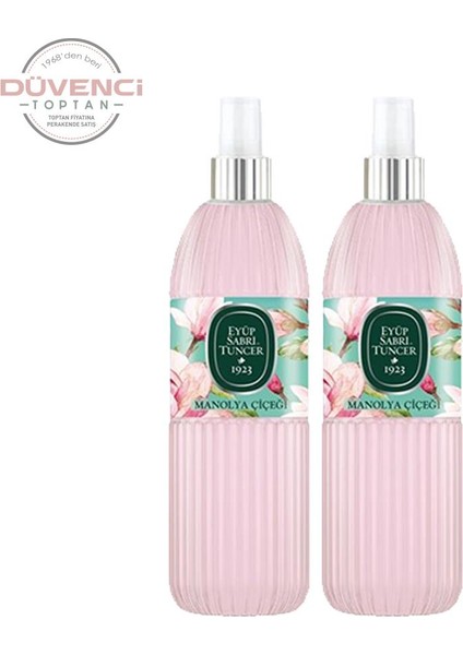 Manolya Çiçeği Kolonyası Silindir Pet Sprey Şişe 150 ml x 2 fiyatları