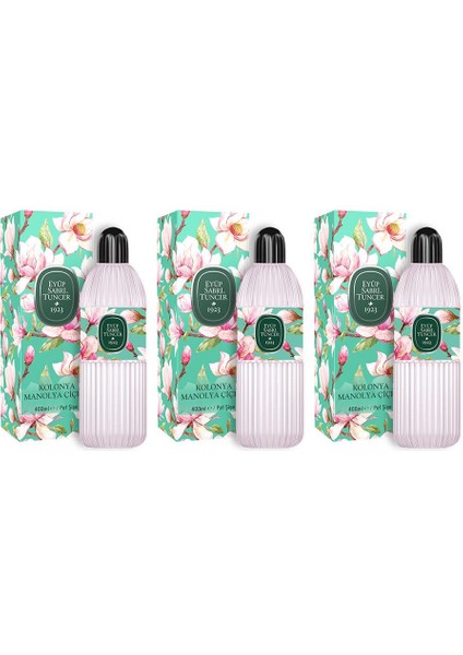 Manolya Çiçeği Kolonyası 400 ml x 3