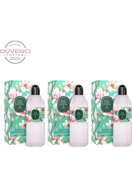 Manolya Çiçeği Kolonyası 400 ml x 3 fiyatları
