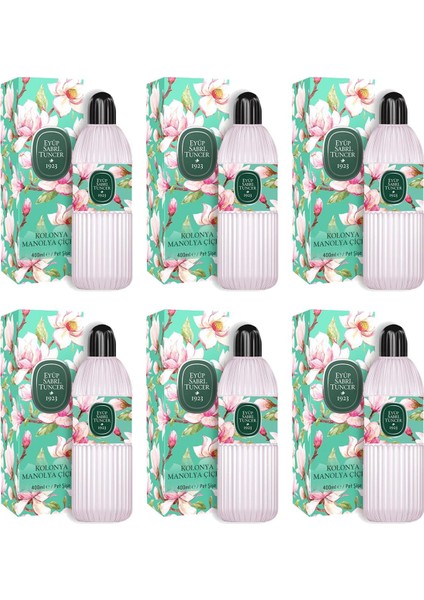 Manolya Çiçeği Kolonyası 400 ml x 6