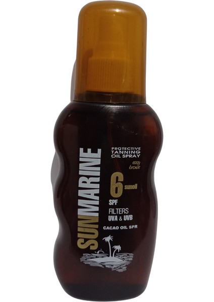 Sunmarine Bronzlaştırıcı Spf 6 Kakao Yağı Sprey 200 ml