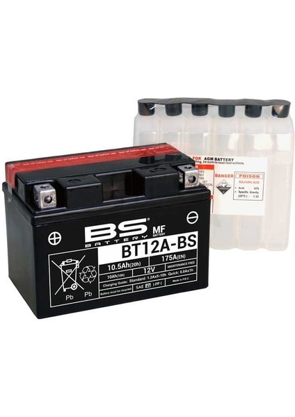 Kymco 125I X-Town Cbs BT12A-BS Motosiklet Aküsü