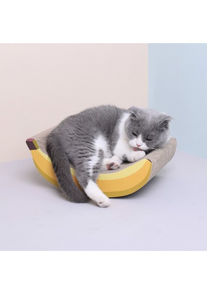 Oluklu Kedi Çizik Tahtası Kedi Öğütme Pençe Tahtası 31.5 x 22 x 12 cm. (Yurt Dışından)