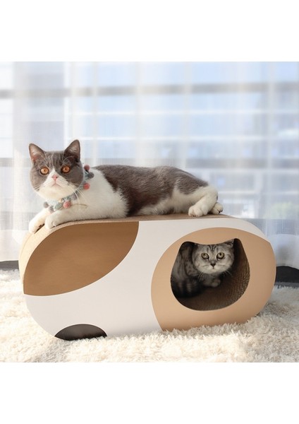 Cat Nest Giyim Dirençli Oluklu Kedi Kırılma Tahtası Kedi Oyuncak Tüneli (Yurt Dışından)