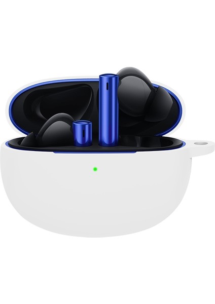 Realme Buds Kulaklık Için Silikon Kılıf - Beyaz (Yurt Dışından)