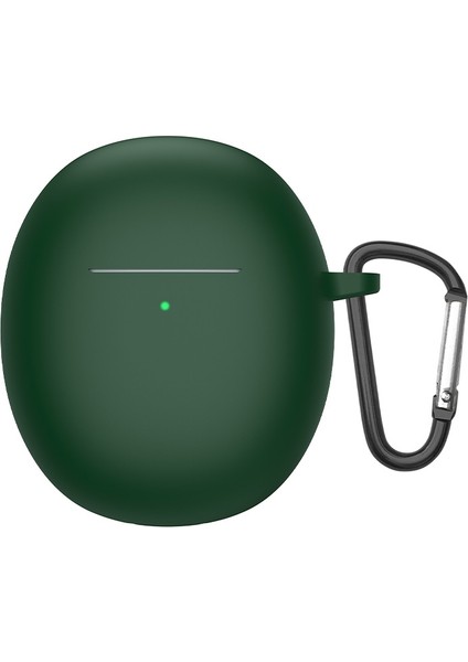 Oppo Enco R Kulaklık Için Koruyucu Silikon Kılıf - Koyu Yeşil (Yurt Dışından)