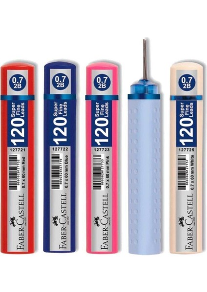Faber Castell 4 Adet 120LI Uç 2 Adet Büyük Sınav Silgisi Seti modelleri