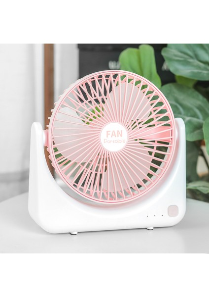 Masaüstü Sessiz Mini USB Fan - Beyaz (Yurt Dışından)