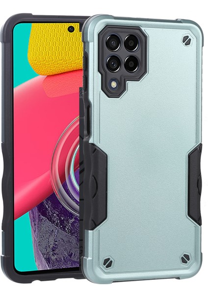 Galaxy M53 5G İçin Kaymaz Telefon Kılıfı - Yeşil (Yurt Dışından)