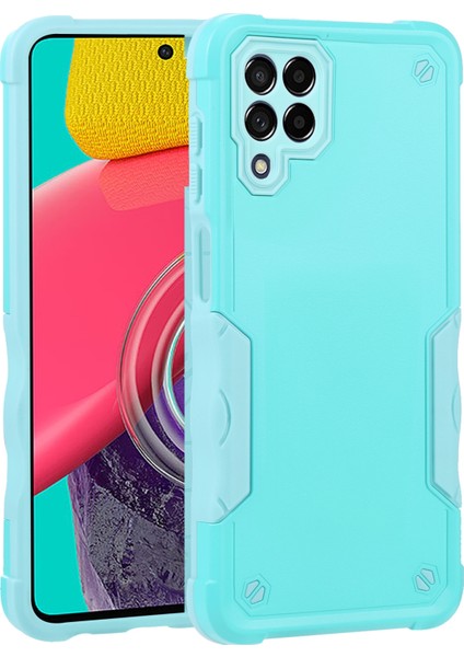 Galaxy M53 5G İçin Kaymaz Telefon Kılıfı - Açık Yeşil (Yurt Dışından)
