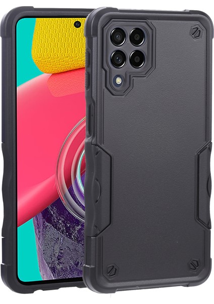 Galaxy M53 5G İçin Kaymaz Telefon Kılıfı - Siyah (Yurt Dışından)