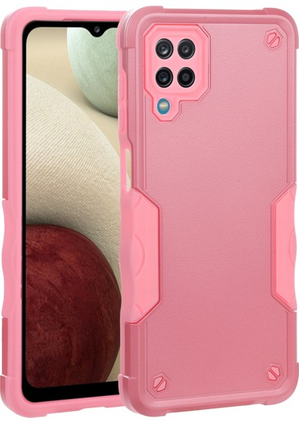 Galaxy A12 5G İçin Kaymaz Telefon Kılıfı - Pembe (Yurt Dışından)