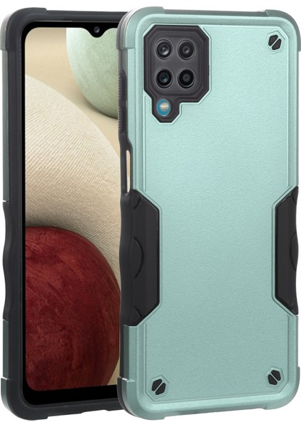 Galaxy A12 5G İçin Kaymaz Telefon Kılıfı - Yeşil (Yurt Dışından)