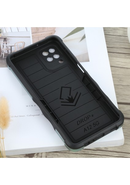 Galaxy A12 5G İçin Kaymaz Telefon Kılıfı - Yeşil (Yurt Dışından) modelleri