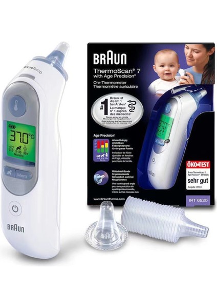 Braun Irt 6520 Thermoscan Ateş Ölçer (Yurt Dışından)