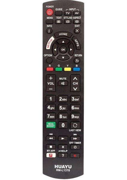 RM-L1378 LCD LED Netflix Universal Tv Kumandası