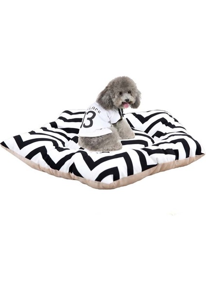 Pet Çadır Uyuyan Mat Köpek Yatağı Özellikler: Büyük 50 cm (Bej Star) (Yurt Dışından)