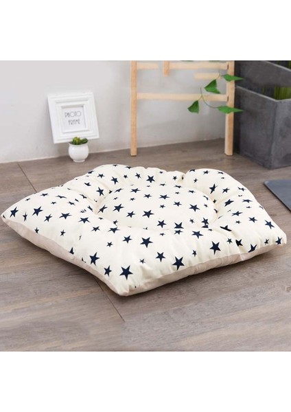 Pet Çadır Uyuyan Mat Köpek Yatağı Özellikler: Büyük 50 cm (Bej Star) (Yurt Dışından)