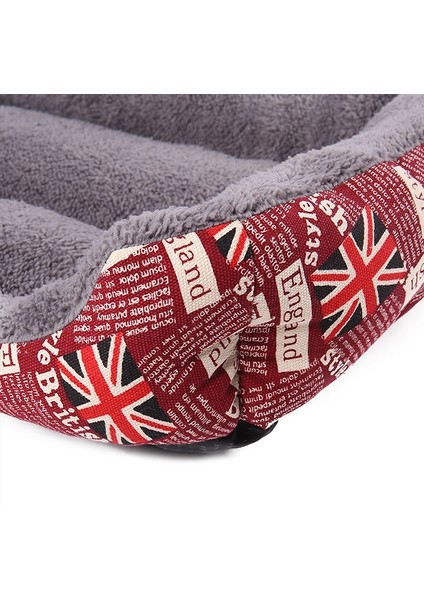 Hayvan Tahıl Dört Mevsimler Orijinal Sıcak Evcil Köpek Kennel Mat Boyut: xxl 95*72*18 cm (Siyah) (Yurt Dışından) modelleri