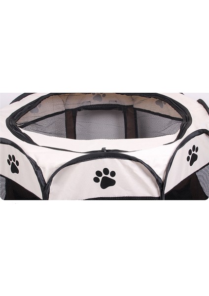 Moda Oxford Kumaş Su Geçirmez Köpek Çadır Katlanabilir Sekizgen Açık Evcil Hayvan Çit M Boyut: 91 x 91 x 58 cm (Mavi) (Yurt Dışından)