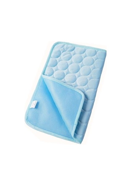 SFB104 Yaz Soğutma Paspasları Battaniye Buz Pet Köpek Kedi Yatağı Paspasları Boyut: 70x56 cm (Mavi) (Yurt Dışından)