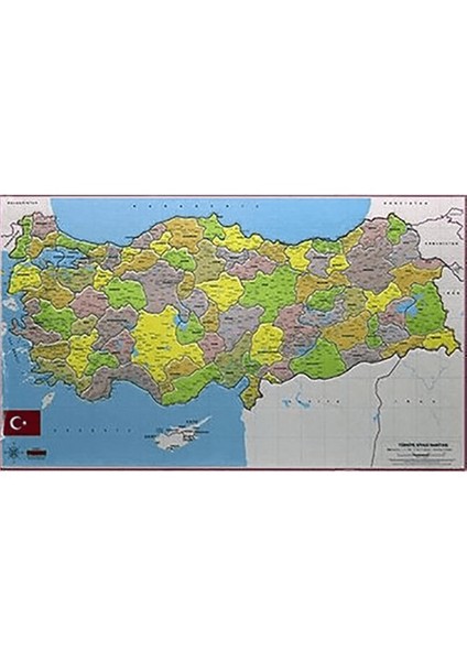 Türkiye Haritası Yap Boz 30X40
