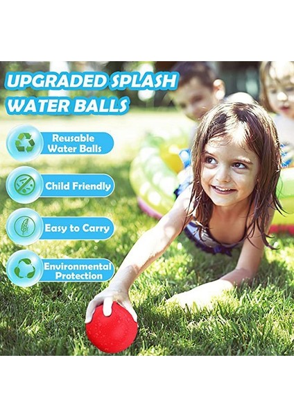 8 Pcs Silikon Havalandırma Su Dövüş Oyuncak, Çap: 6 cm. Sarı Yeşil (Yurt Dışından) fırsatları