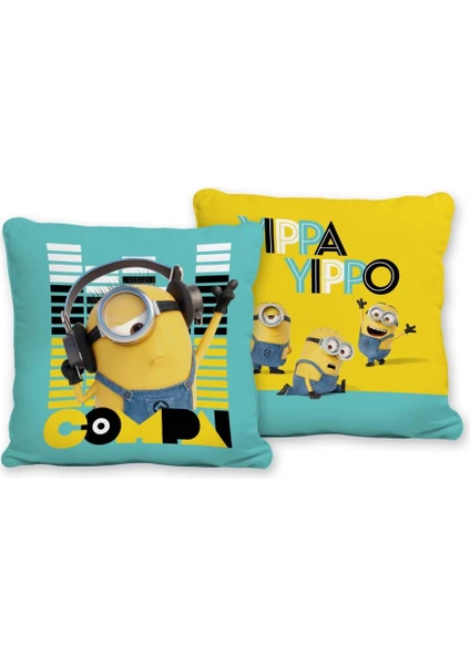 Lisanslı Kırlent Minions Dance 40X40