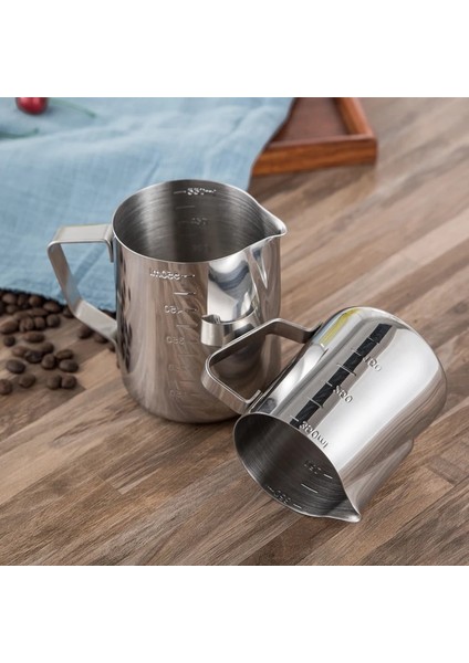 Ölçekli 304 Paslanmaz Çelik Kahve Fincanı - 350 ml (Yurt Dışından) fırsatları