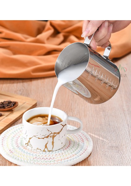 Ölçekli 304 Paslanmaz Çelik Kahve Fincanı - 350 ml (Yurt Dışından) indirimleri