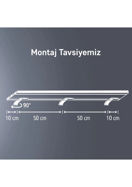 Craftme Kornişe Stor Perde Montaj Aparatı 45 mm 716930 fırsatları