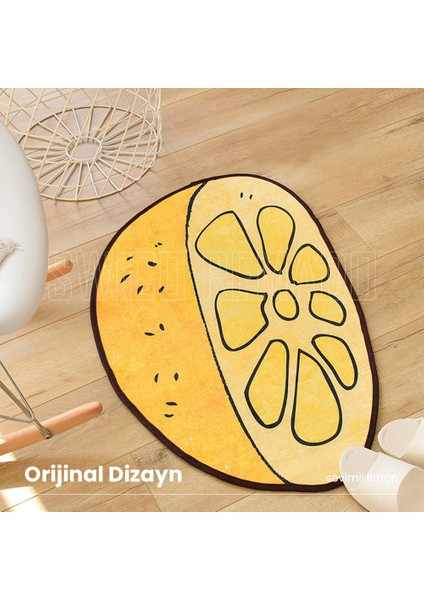 Çocuk Odası ve Banyosu Için Sevimli Karikatür Desenli Halı - Açık Sarı (Yurt Dışından) fiyatları