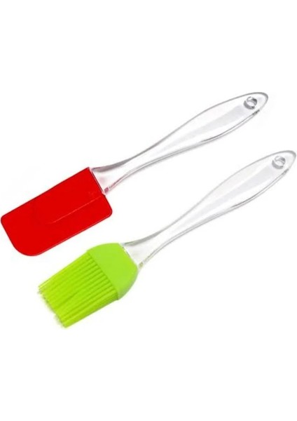 Silikon Yumurta Fırçası ve Spatula 2'li Set