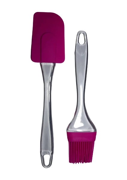 Silikon Yumurta Fırçası ve Spatula 2'li Set