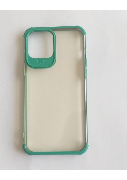 Iphone 12 Pro Max Silikon Renkli Köşe Kamera Korumalı Lazer Kılıf