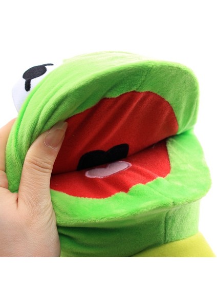 60CM Kurbağa Kukla Bebek Peluş Oyuncak Ventrilokluk Performans Sahne (Yurt Dışından)