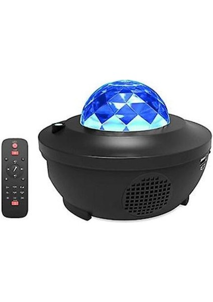 360 Derece Dönen Projeksiyon Lambası ile Yıldız Projektör Gece Lambası (Yurt Dışından)