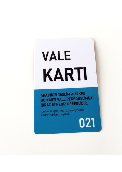 Vale Kartı 20 Adet